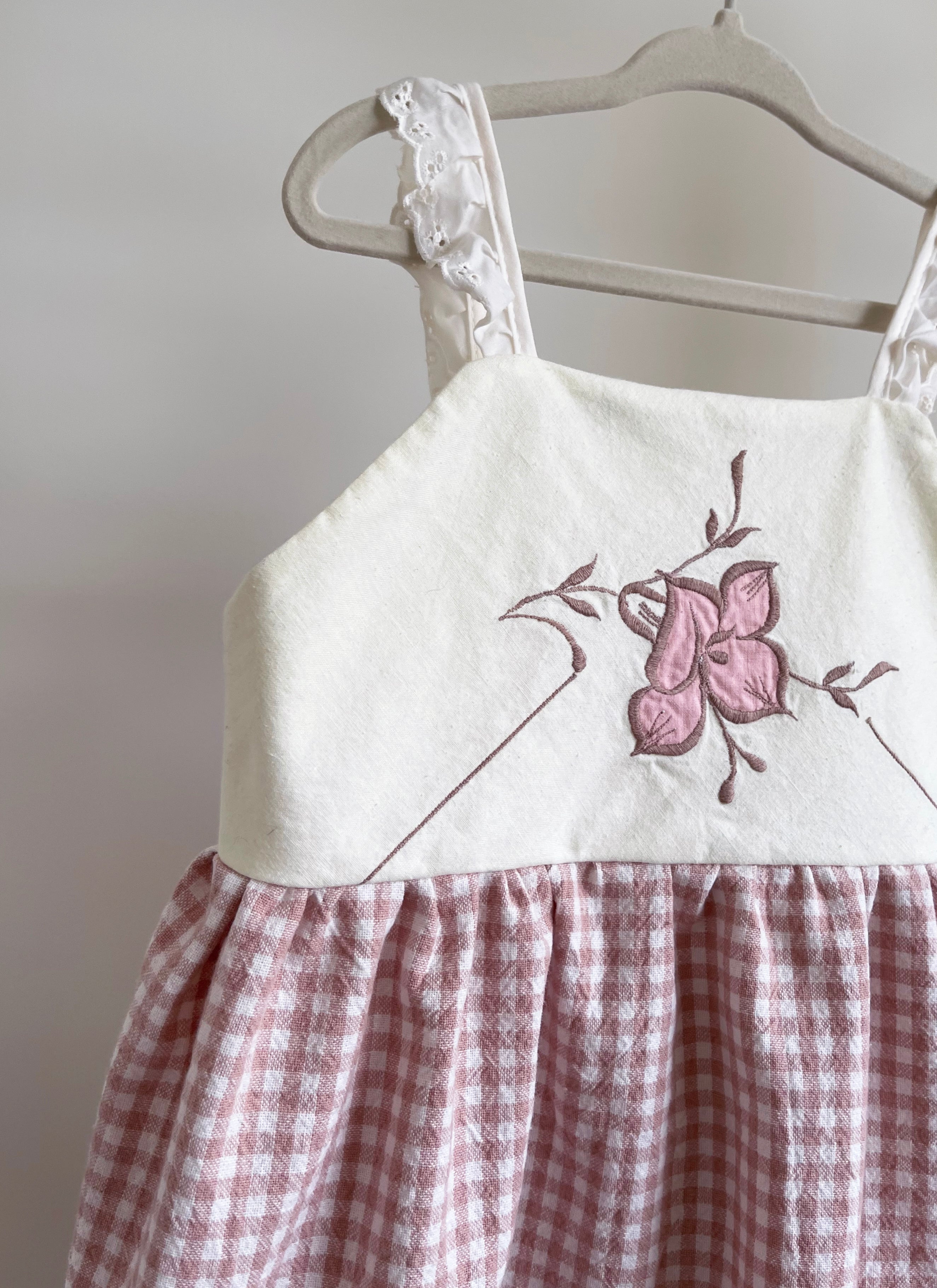 The Meadow Dress - Pink Marzipan 3-4 yrs