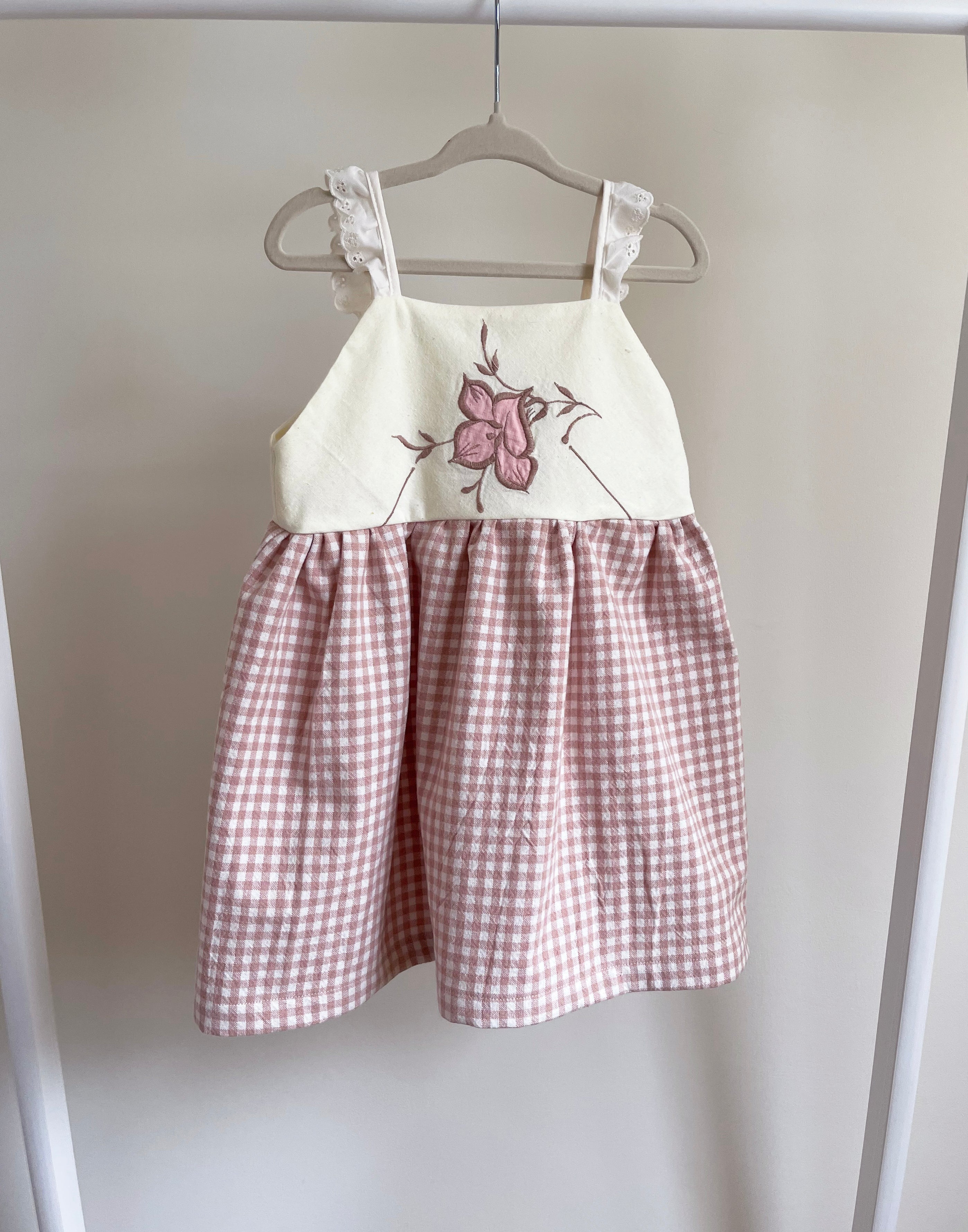 The Meadow Dress - Pink Marzipan 2-3 yrs