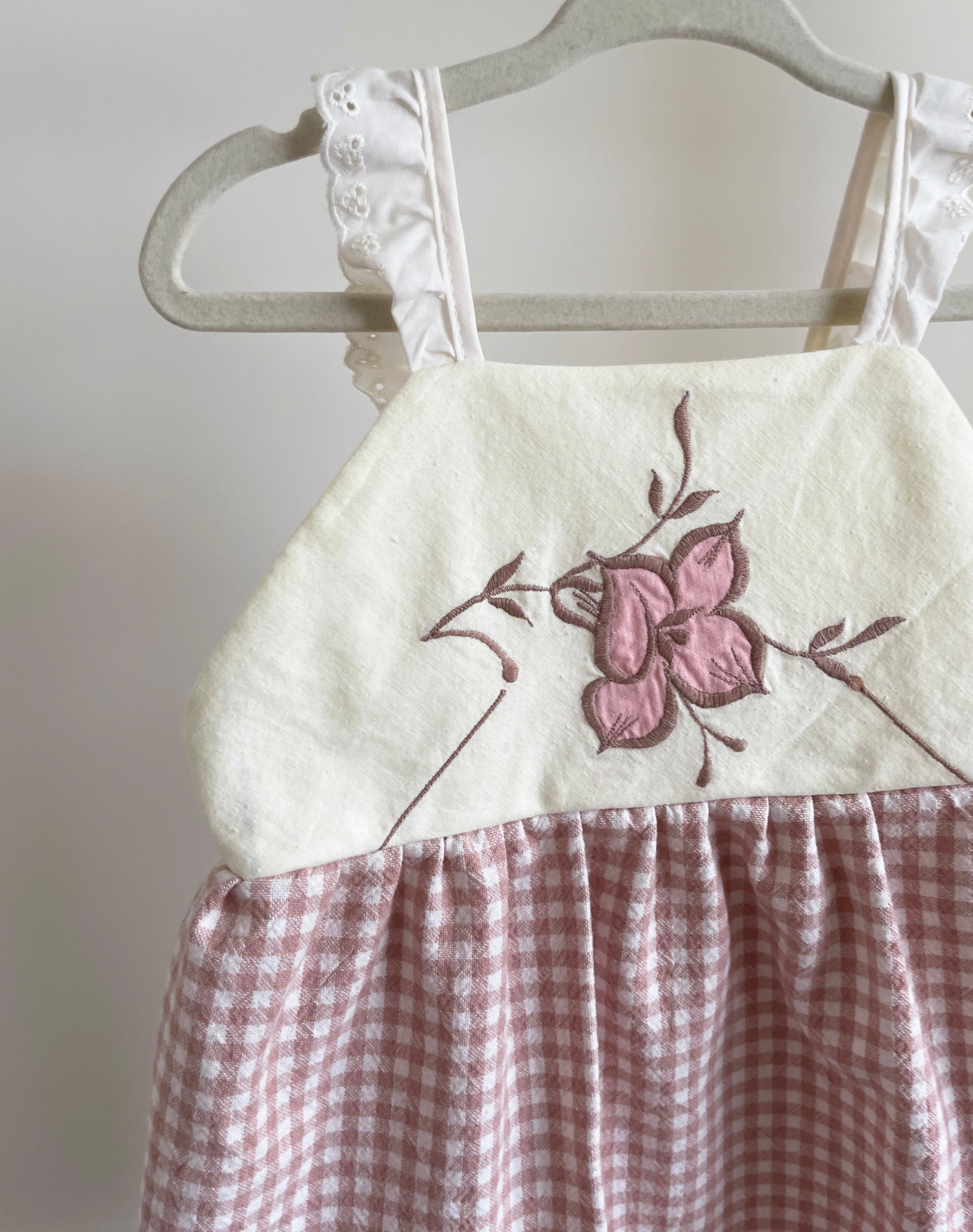 The Meadow Dress - Pink Marzipan 1-2 yrs