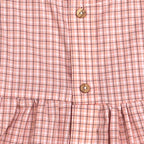 The Daisy Dress - Petal Pink Check 1-2 yrs