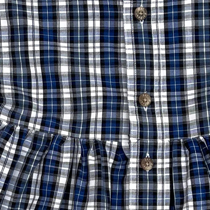 The Salt Marsh Dress - Cobalt Check 1-2 yrs