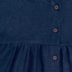 The Salt Marsh Dress - Navy Linen 2-3 yrs