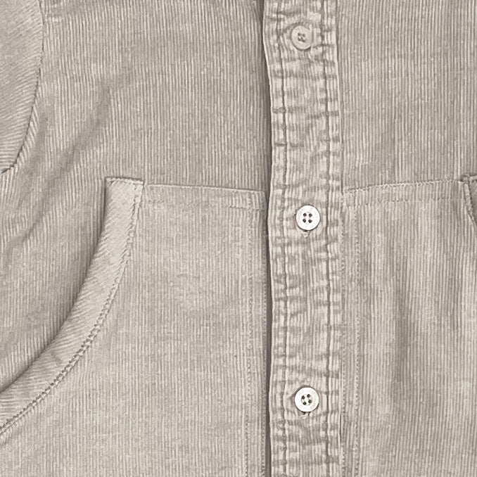 The Birchwood Boilersuit - Putty Corduroy