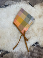The Pixie Bonnet - Rainbow Check 2-5 yrs