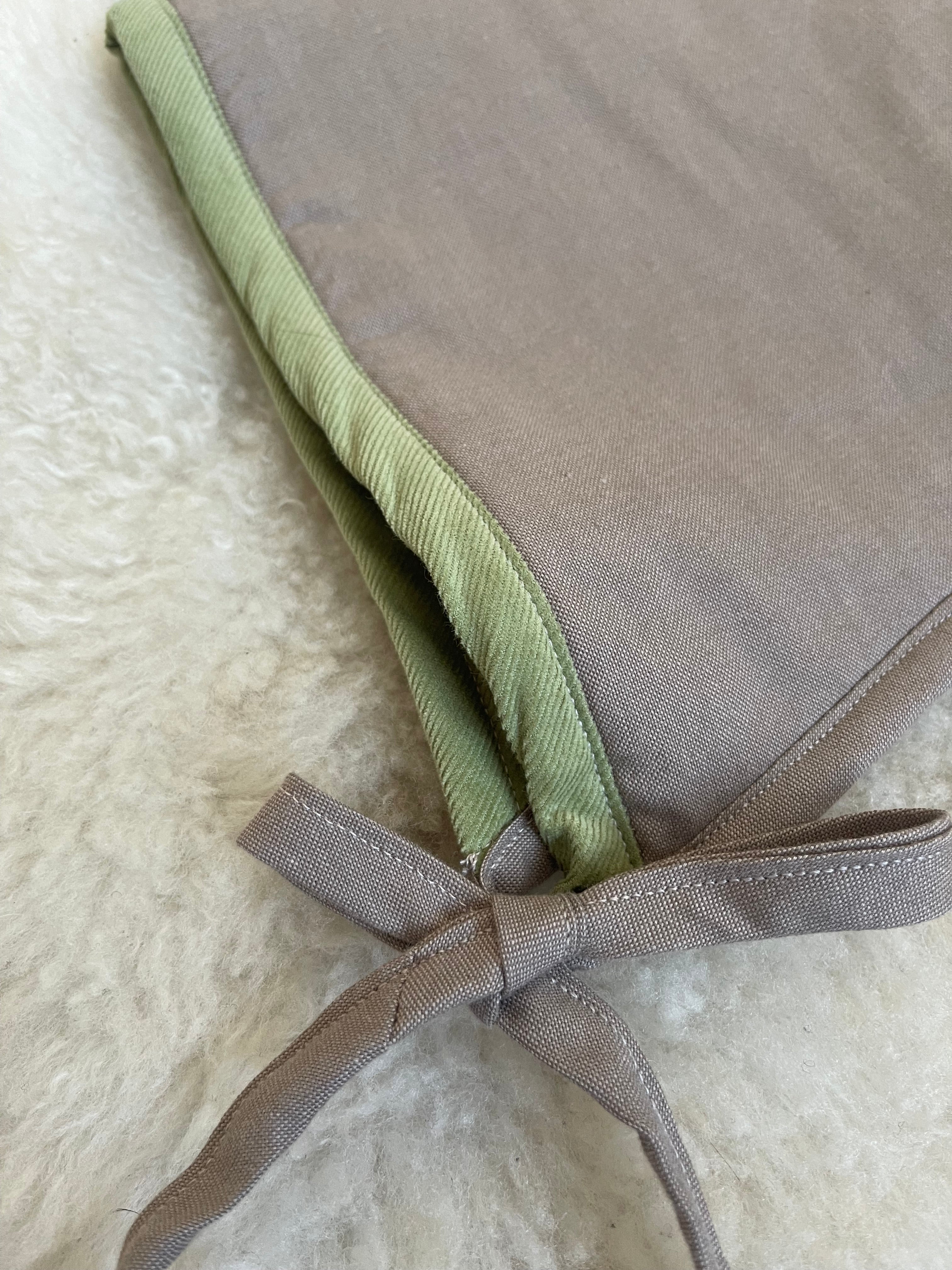 The Pixie Bonnet - Grey and Sage 2-5 yrs