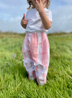 The Garden Trouser - Marshmellow Hearts 3-4 years
