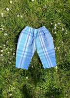 The Garden Trouser - Bubblegum Ice Cream Check  6-12 months
