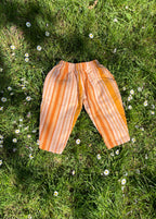 The Garden Trouser - Satsuma Stripe 6-12 months
