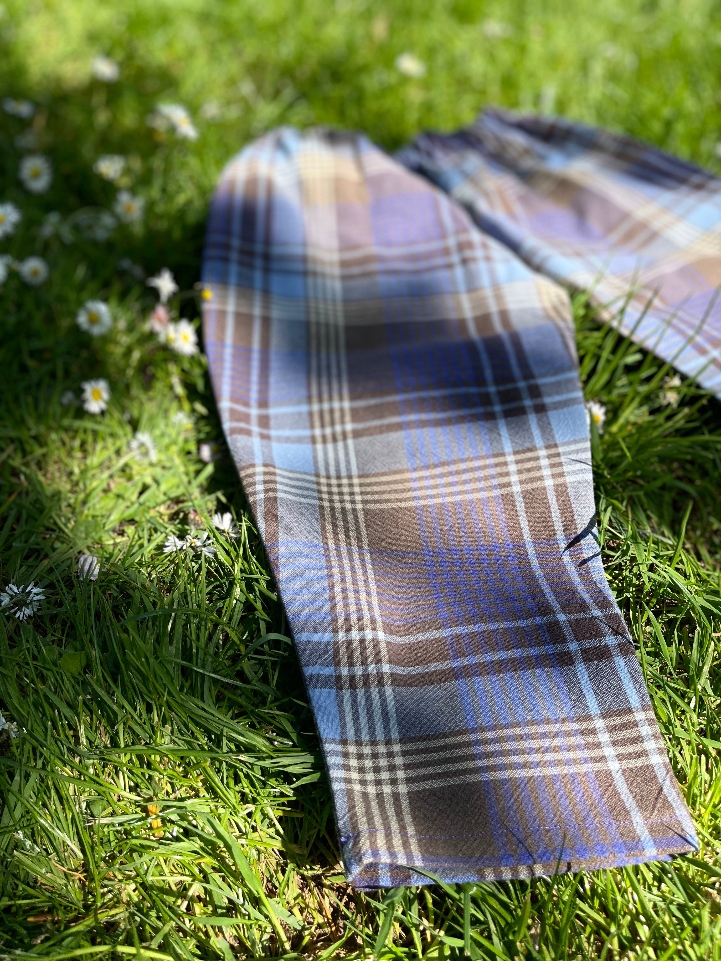 The Garden Trouser - Gingerbread Check