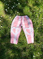 The Garden Trouser - Marshmellow Hearts 3-4 years