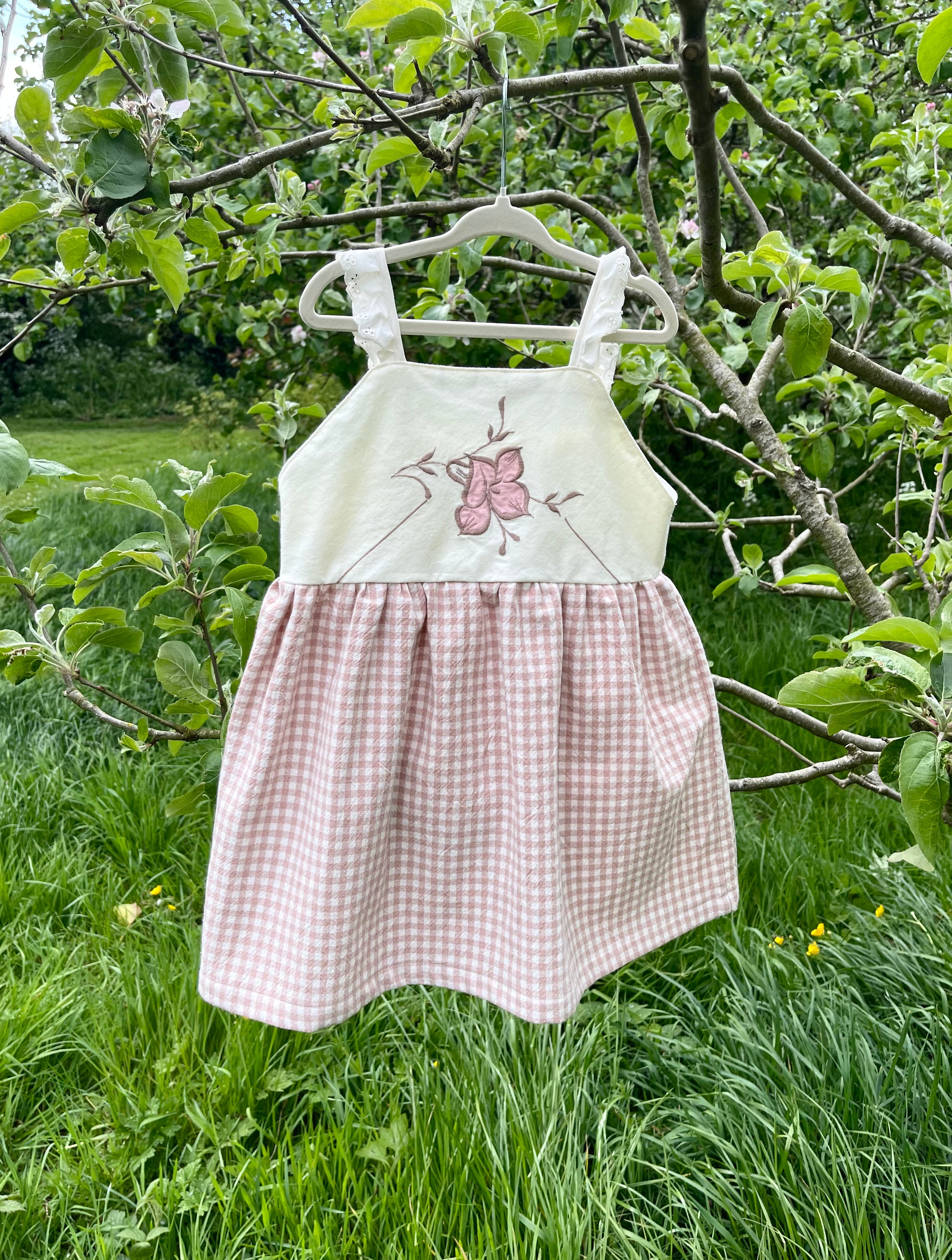 The Meadow Dress - Pink Marzipan 3-4 yrs