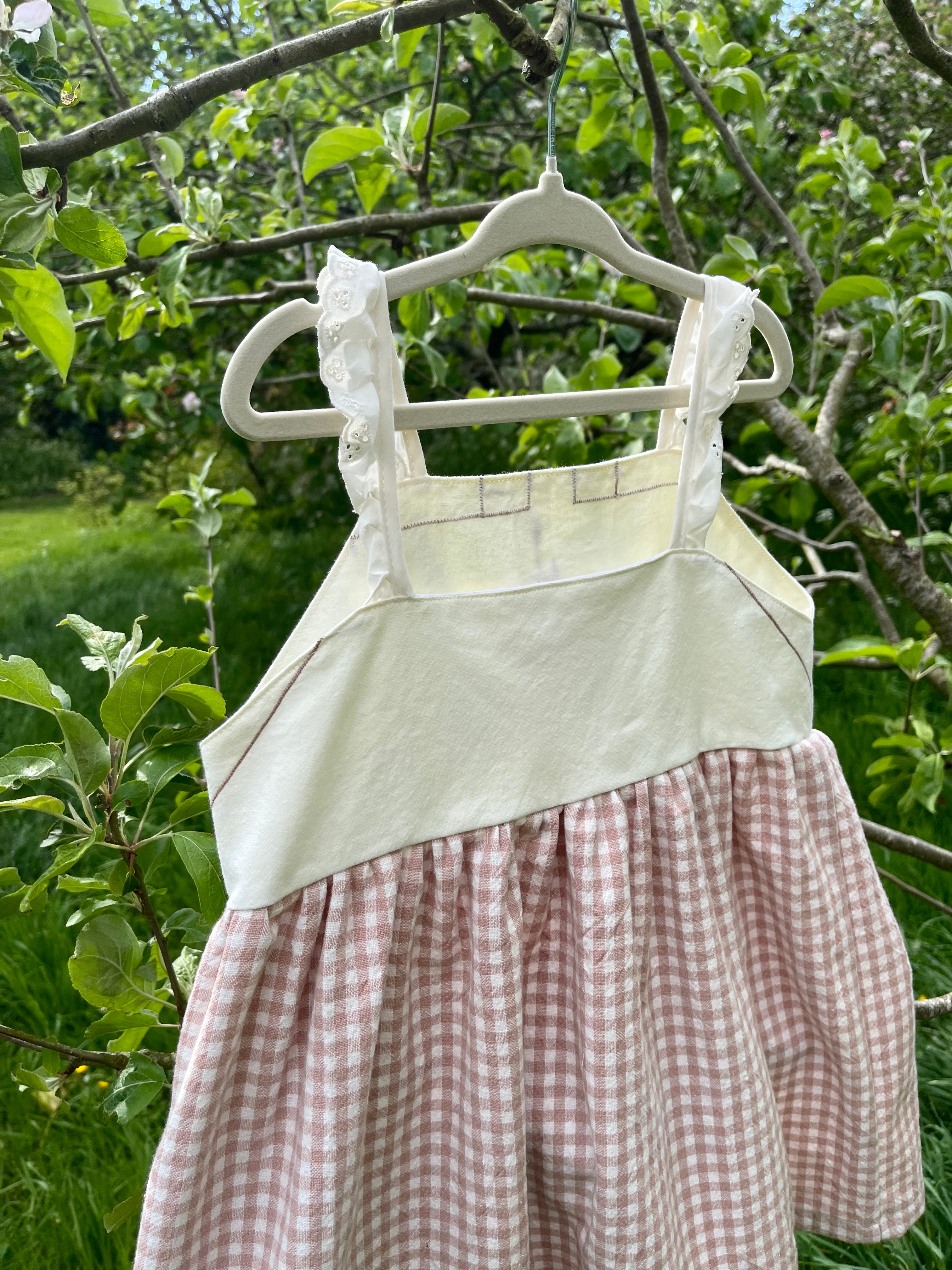 The Meadow Dress - Pink Marzipan 3-4 yrs
