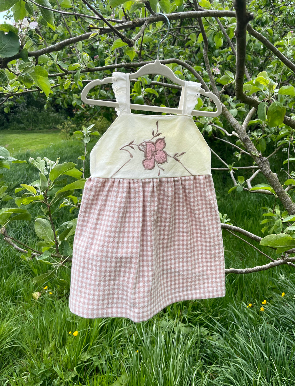 The Meadow Dress - Pink Marzipan 1-2 yrs