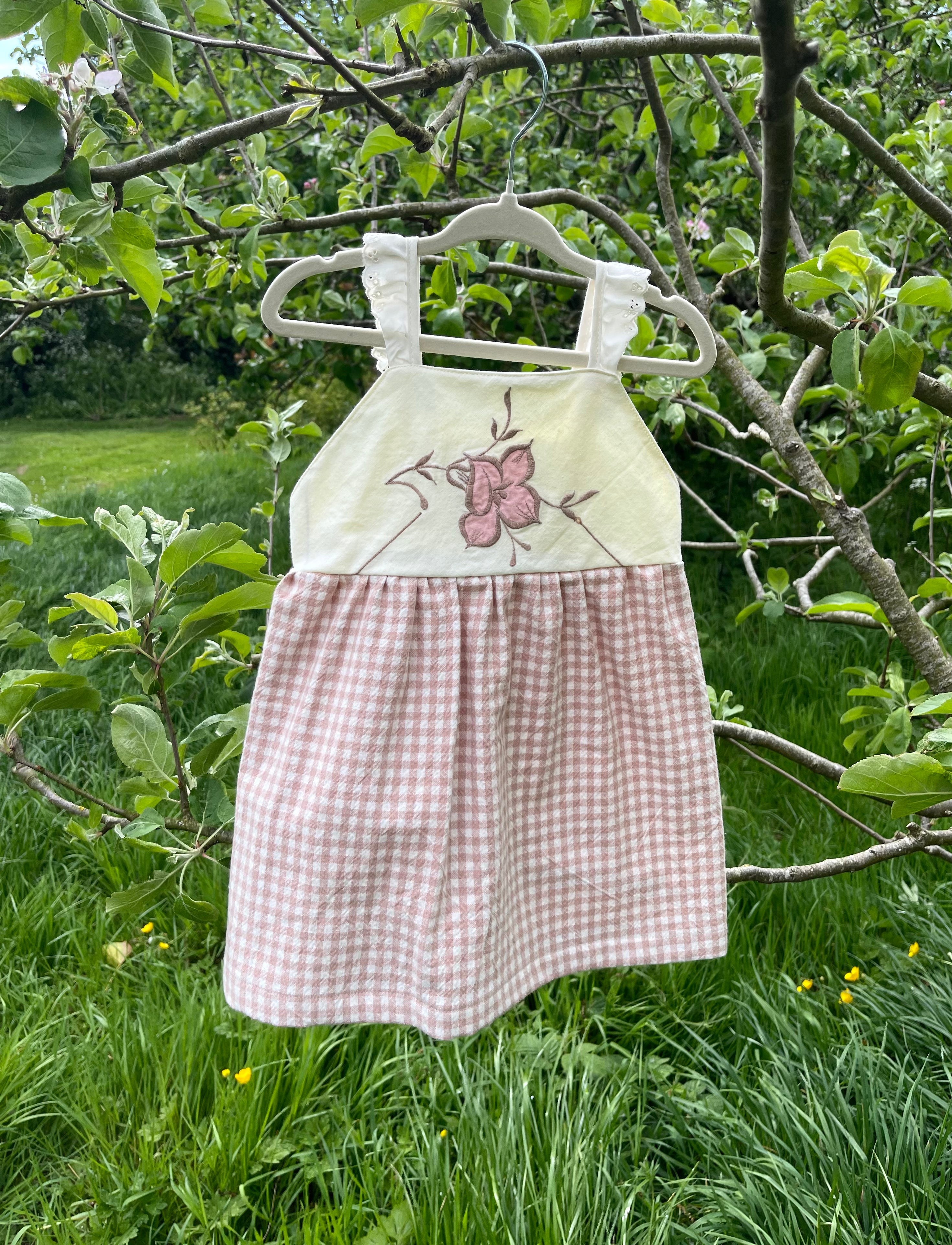 The Meadow Dress - Pink Marzipan 1-2 yrs
